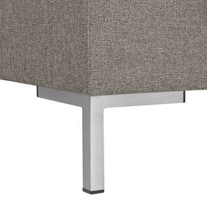 Sofa Summer (3-Sitzer) Microfaser - Webstoff Mavie: Granit