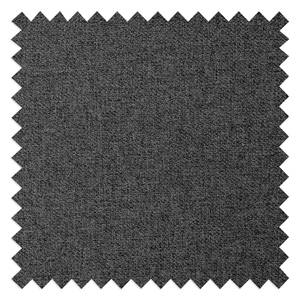 Canapé d’angle Summer Microfibre - Tissu Mavie: Anthracite - Méridienne courte à droite (vue de face) - Sans fonction couchage