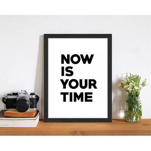 Afbeelding Your time massief beukenhout/plexiglas - 33 x 43 cm