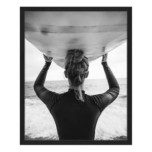 Poster con cornice Ready to surf Faggio massello / Plexiglas - 43 x 53 cm