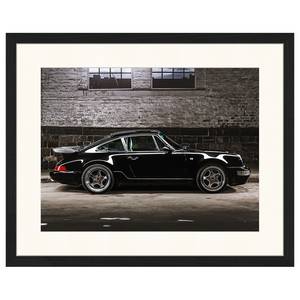 Bild Porsche 911 Buche massiv / Plexiglas - 53 x 43 cm