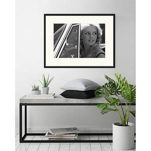 Bild Brigitte Bardot driving Buche massiv / Plexiglas - 83 x 63 cm