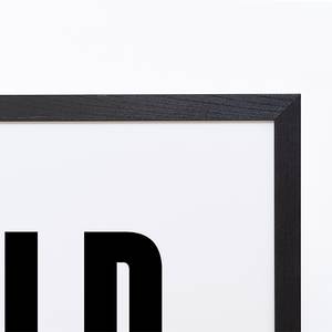 Bild Bold Buche massiv / Plexiglas - 33 x 43 cm