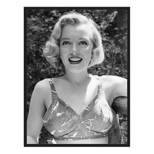 Bild Young Marylin Buche massiv / Plexiglas - 63 x 83 cm