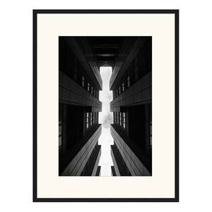 Poster e cornice Tall Buildings in City Faggio massello / Plexiglas - 63 x 83 cm