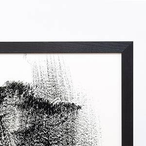 Afbeelding Black art massief beukenhout/plexiglas - 53 x 63 cm