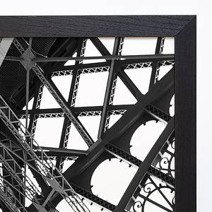 Poster con cornice Eiffel Tower II Faggio massello / Plexiglas - 33 x 43 cm
