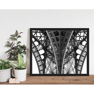 Tableau déco Eiffel Tower II Hêtre massif / Plexiglas - 43 x 53 cm