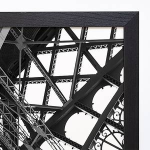 Tableau déco Eiffel Tower II Hêtre massif / Plexiglas - 43 x 53 cm