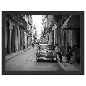 Tableau déco 1950s Chevy in Havana, Cuba Hêtre massif / Plexiglas - 43 x 33 cm