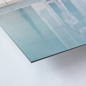 Bild Touching water with foot Alu-Dibond / Plexiglas - 60 x 80 cm