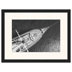 Afbeelding Sail Boat massief beukenhout/plexiglas - 43 x 33 cm