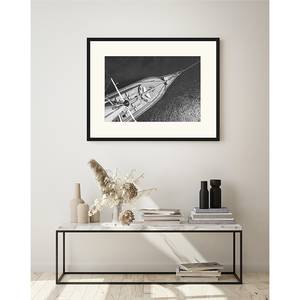 Afbeelding Sail Boat massief beukenhout/plexiglas - 93 x 73 cm
