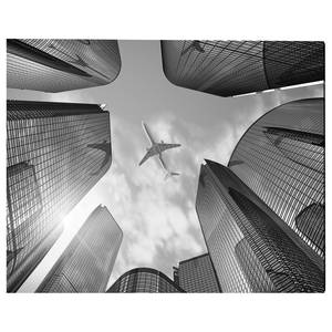 Afbeelding Business district alu-dibond/plexiglas - 50 x 40 cm