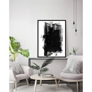 Afbeelding Black art massief beukenhout/plexiglas - 63 x 83 cm