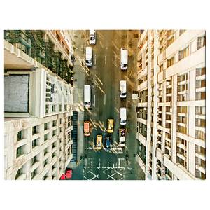 Afbeelding Aerial view of Soho alu-dibond/plexiglas - 80 x 60 cm