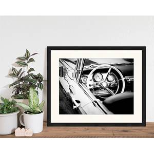 Bild Old cabriolet car Buche massiv / Plexiglas - 53 x 43 cm