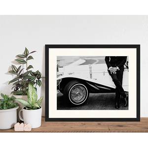 Afbeelding Elegant Car massief beukenhout/plexiglas - 53 x 43 cm