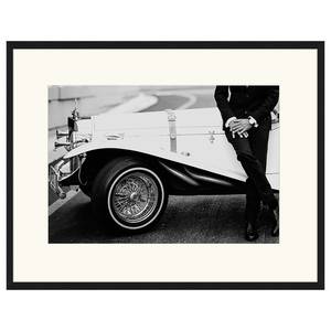 Afbeelding Elegant Car massief beukenhout/plexiglas - 93 x 73 cm
