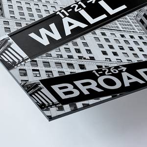 Tableau déco New York Wall street Alu-Dibond - 50 x 40 cm