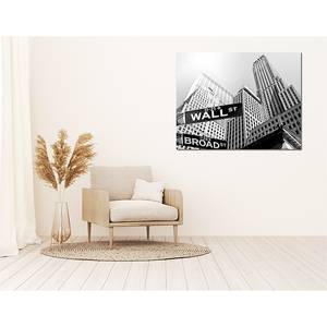 Bild New York Wall street Alu-Dibond - 90 x 70 cm