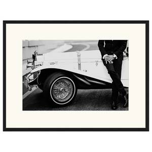 Poster con cornice Elegant Car Faggio massello / Plexiglas - 83 x 63 cm