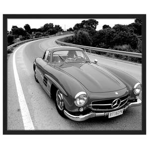 Afbeelding The Mercedes I massief beukenhout/plexiglas - 63 x 53 cm