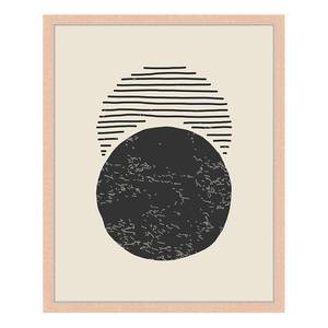 Poster con cornice Eclipse Faggio massello / Plexiglas - 33 x 43 cm