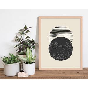 Poster con cornice Eclipse Faggio massello / Plexiglas - 33 x 43 cm