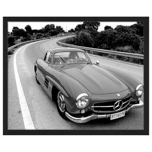 Afbeelding The Mercedes I massief beukenhout/plexiglas - 53 x 43 cm