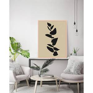 Poster con cornice Scandinavian Plant Faggio massello / Plexiglas - 63 x 83 cm