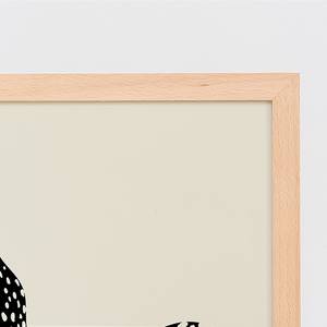 Tableau déco ChIc Leopard Hêtre massif / Plexiglas - 63 x 83 cm
