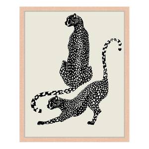 Bild ChIc Leopard Buche massiv / Plexiglas - 33 x 43 cm