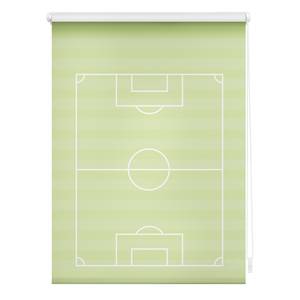 Klemfix rolgordijn Voetbal polyester - groen - 100 x 150 cm