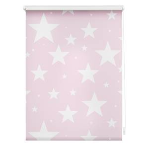 Klemfix rolgordijn Ster II polyester - Roze - 120 x 150 cm