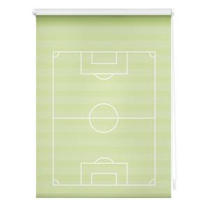 Klemfix rolgordijn Voetbal polyester - groen - 90 x 150 cm