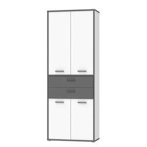 Armoire de bureau Kendrick VI Blanc / Gris