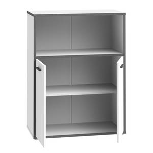 Armoire de bureau Kendrick Blanc / Gris