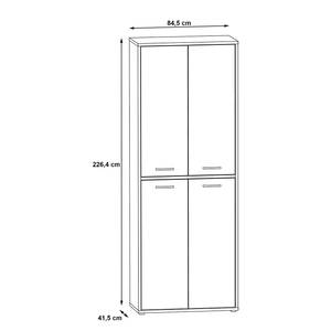 Aktenschrank Kendrick VII Weiß / Grau