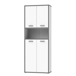 Aktenschrank Kendrick III Weiß / Grau