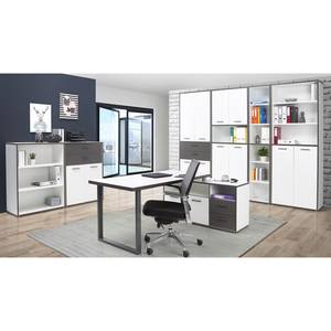 Armoire de bureau Kendrick III Blanc / Gris