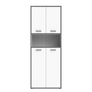 Armoire de bureau Kendrick III Blanc / Gris