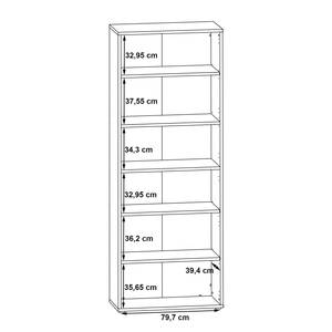 Armoire de bureau Kendrick III Blanc / Gris