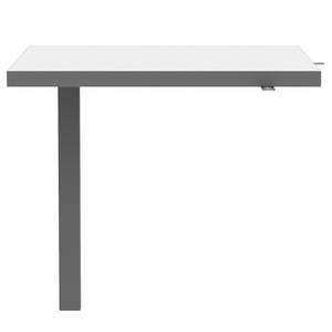 Schreibtisch-Ansatz Kendrick Weiß / Grau
