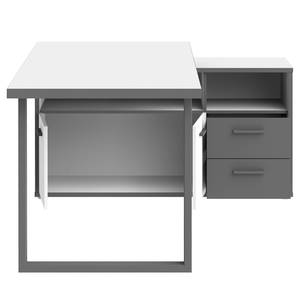 Bureau d’angle Kendrick II Blanc / Gris