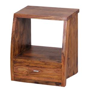 Table de chevet Jutta Marron - Bois massif - 45 x 53 x 40 cm