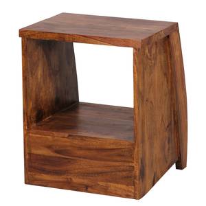 Table de chevet Jutta Marron - Bois massif - 45 x 53 x 40 cm