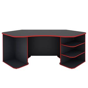 Hoekbureau Crosswoods Antracietkleurig/rood