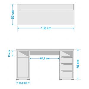 Bureau Nichols Blanc