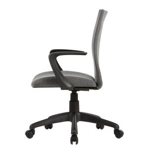 Sedia girevole da ufficio Sit Tessuto / Materiale plastico - Grigio / Nero